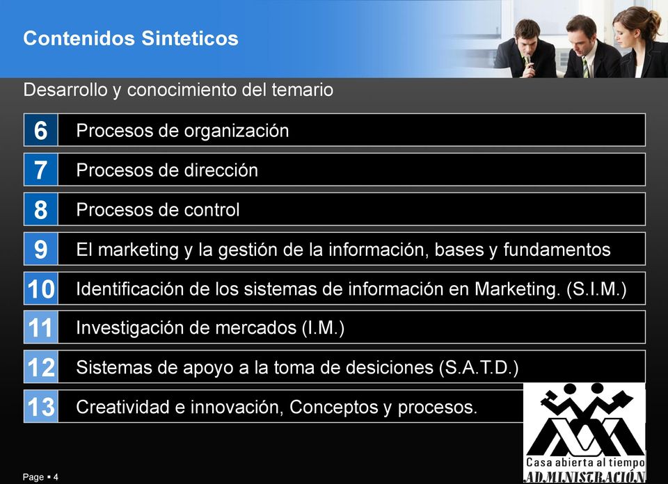 fundamentos Identificación de los sistemas de información en Marketing. (S.I.M.) Investigación de mercados (I.
