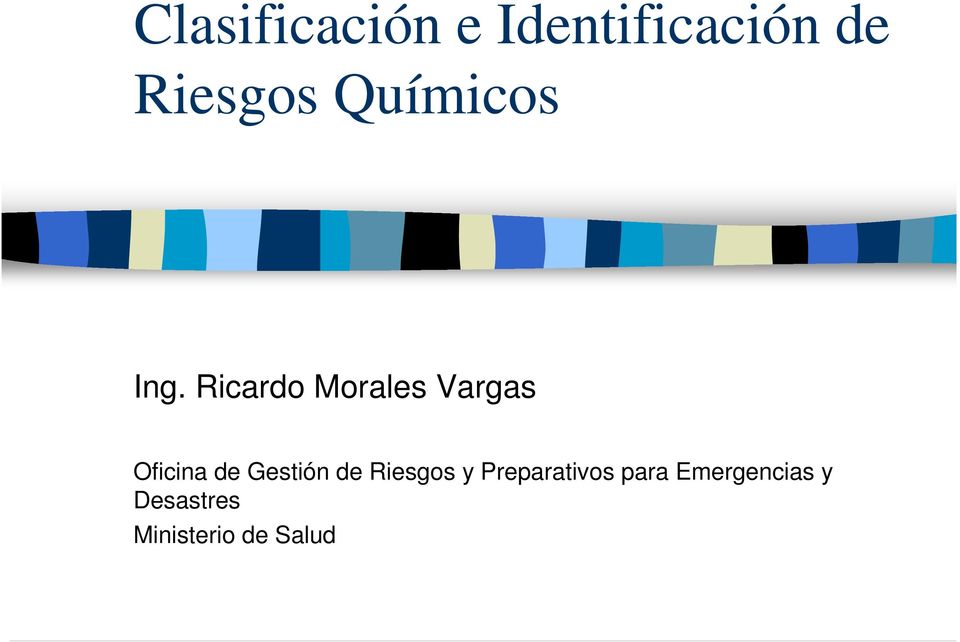 Ricardo Morales Vargas Oficina de Gestión
