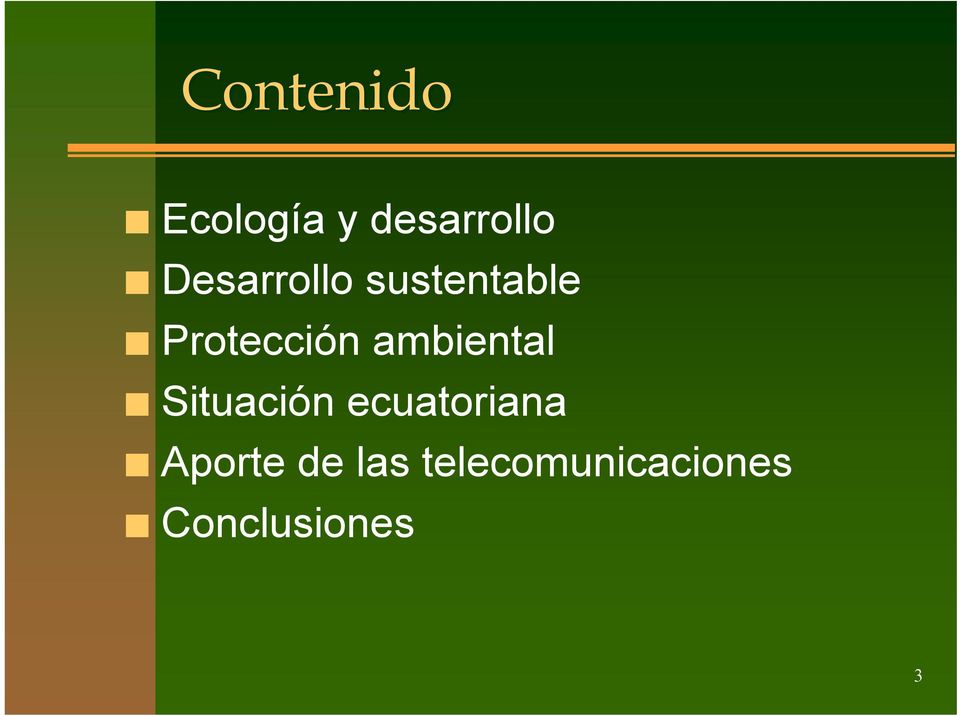 ambiental Situación ecuatoriana