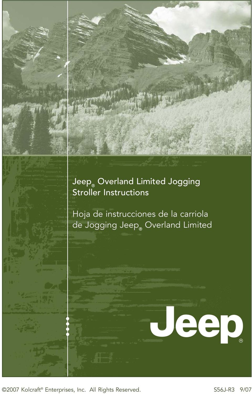 carriola de Jogging Jeep Overland Limited 007