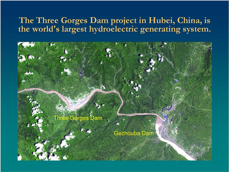 largest hydroelectric generating