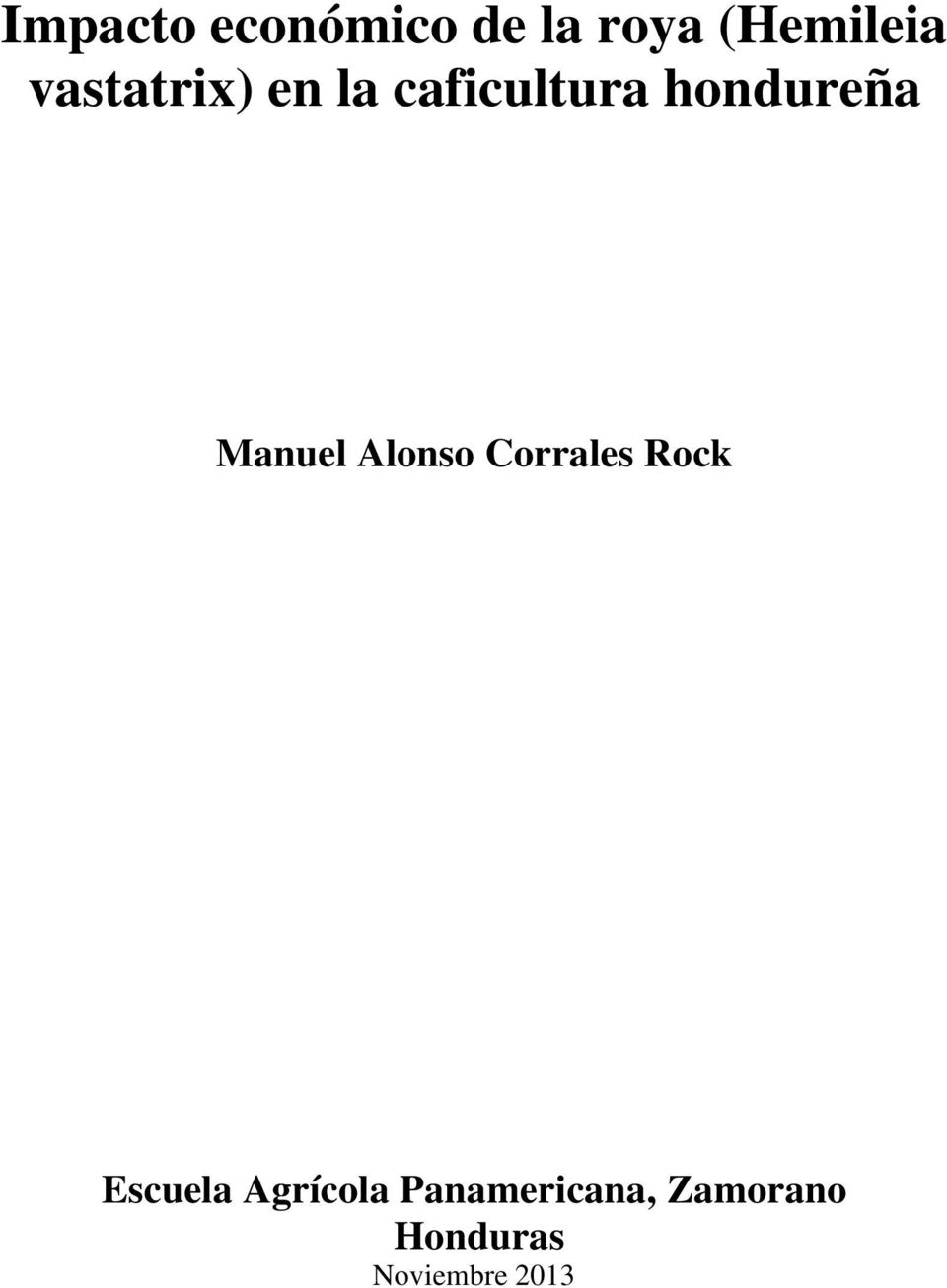 Manuel Alonso Corrales Rock Escuela