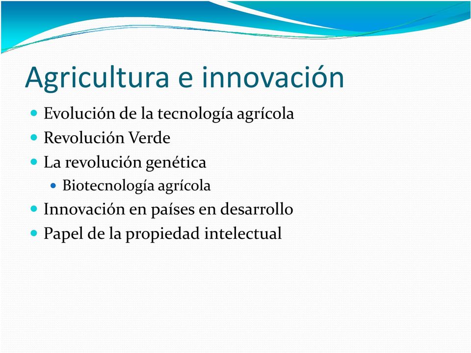 revolución genética Biotecnología agrícola