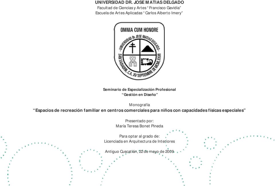 Aplicadas Carlos Alberto Imery Seminario de Especialización Profesional Gestión en