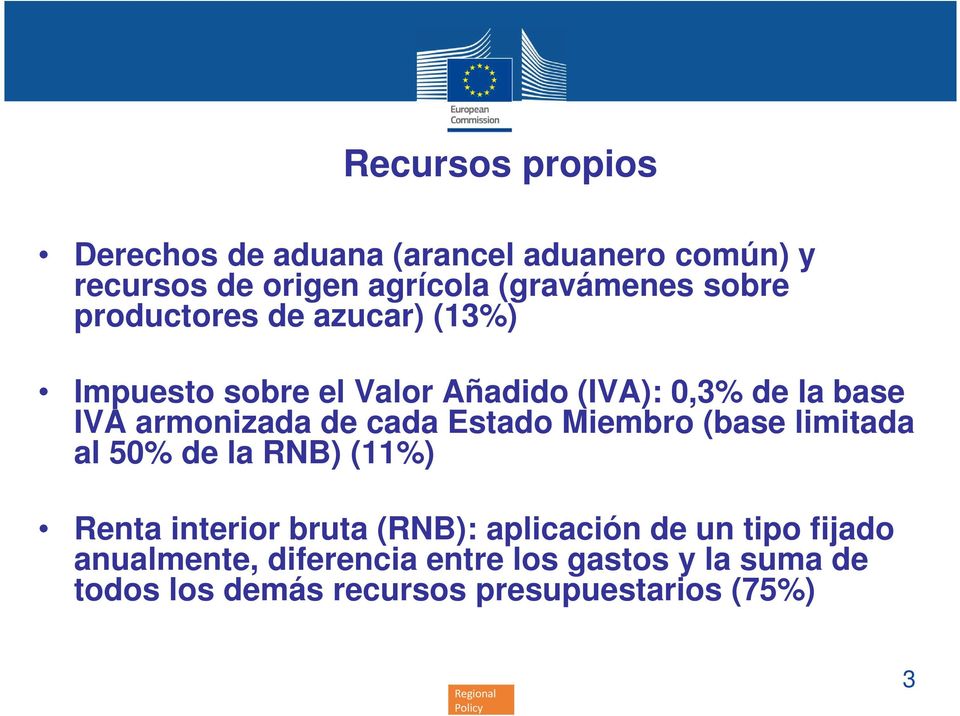 de cada Estado Miembro (base limitada al 50% de la RNB) (11%) Renta interior bruta (RNB): aplicación de un