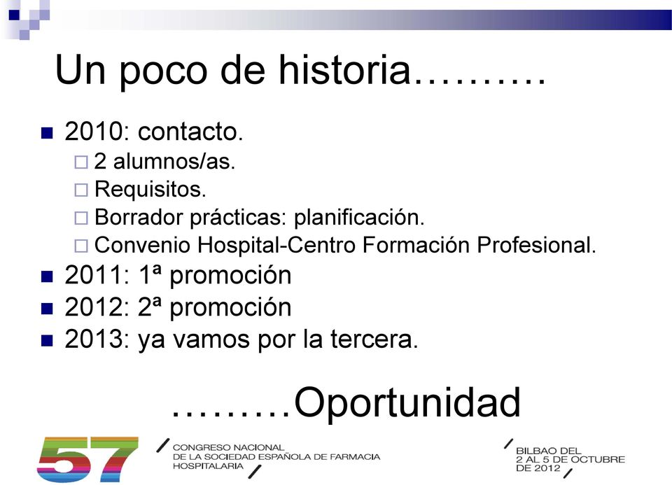 Convenio Hospital-Centro Formación Profesional.