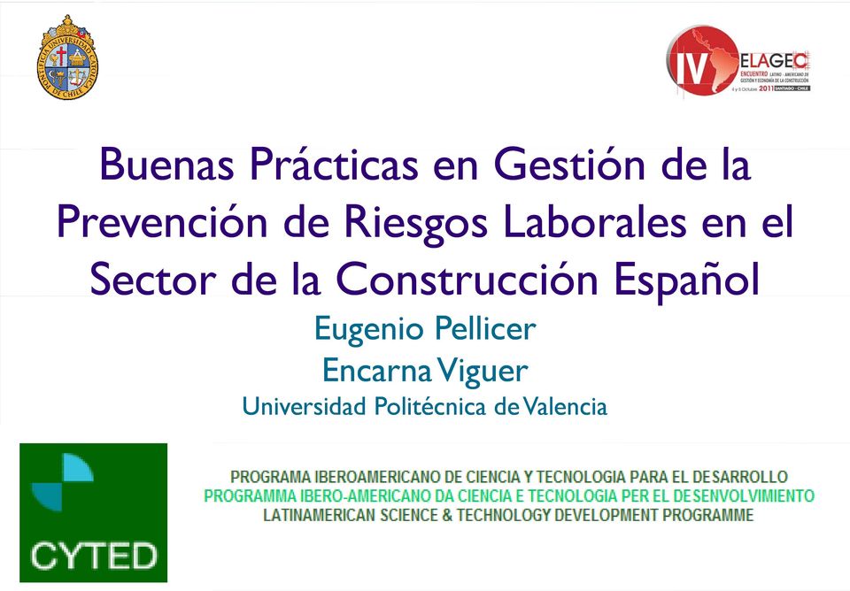 Sector de la Construcción Español Eugenio