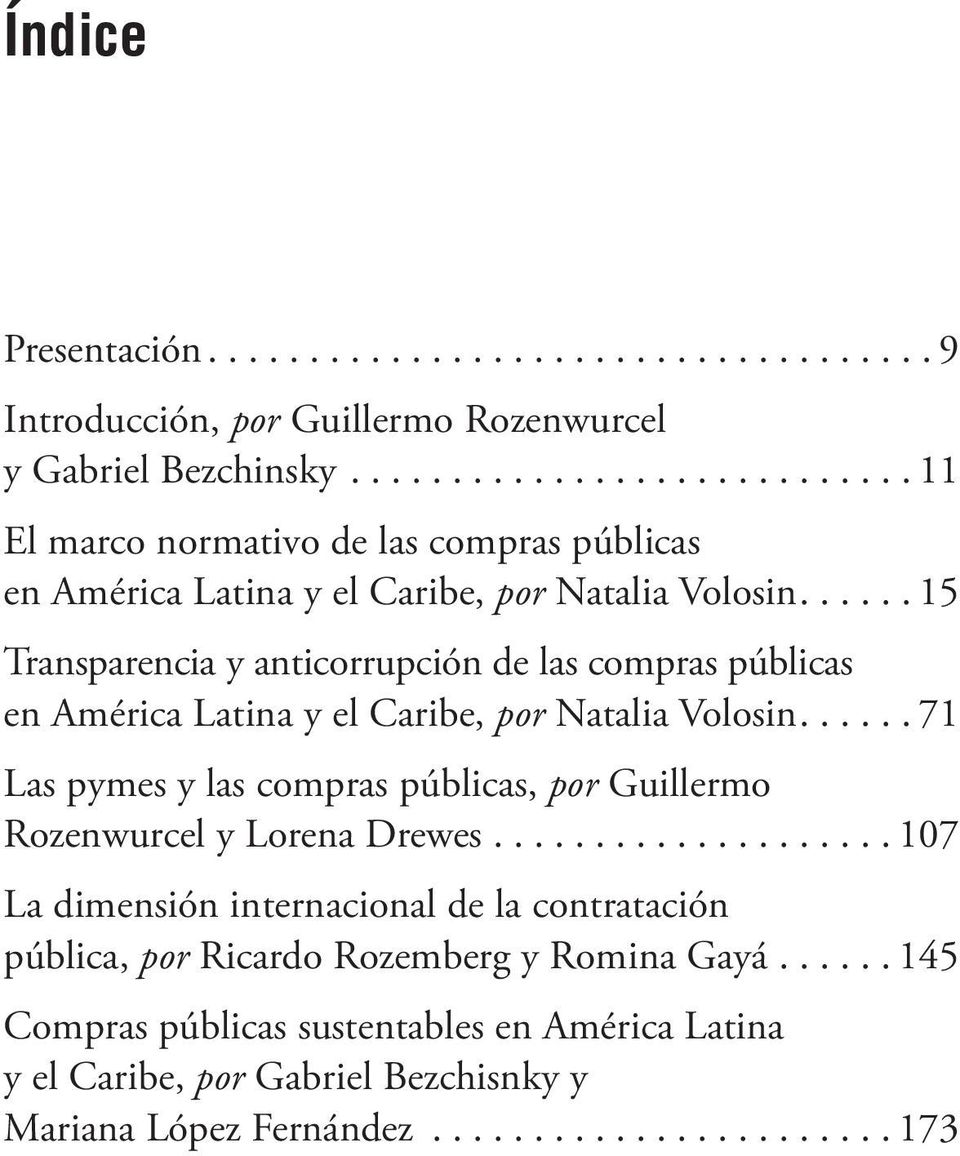 ..15 Transparencia y anticorrupción de las compras públicas en América Latina y el Caribe, por Natalia Volosin.