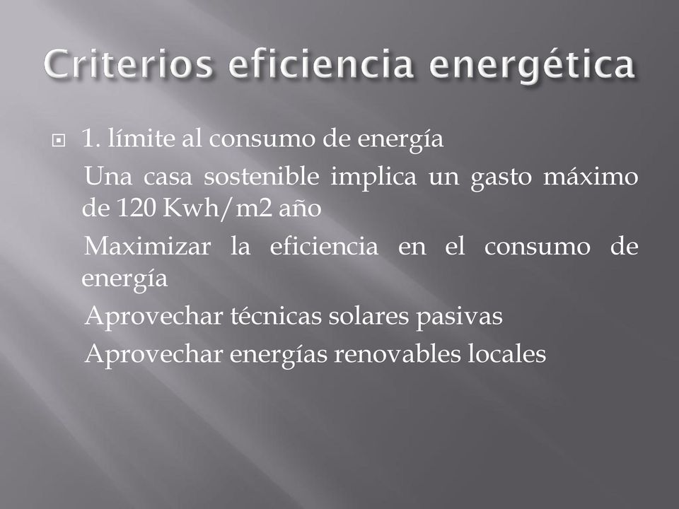eficiencia en el consumo de energía Aprovechar
