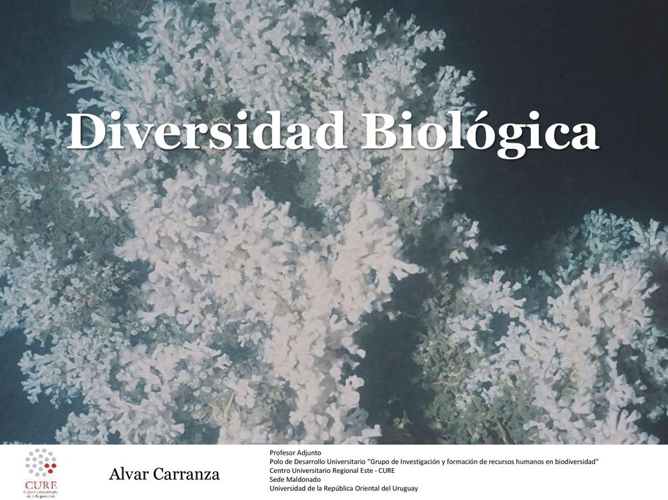 recursos humanos en biodiversidad" Centro Universitario Regional