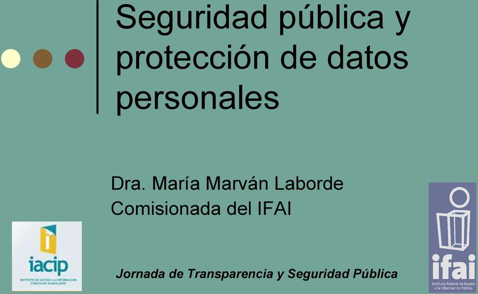 María Marván Laborde Comisionada