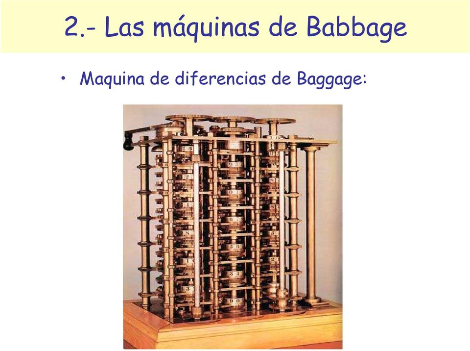 Babbage Maquina
