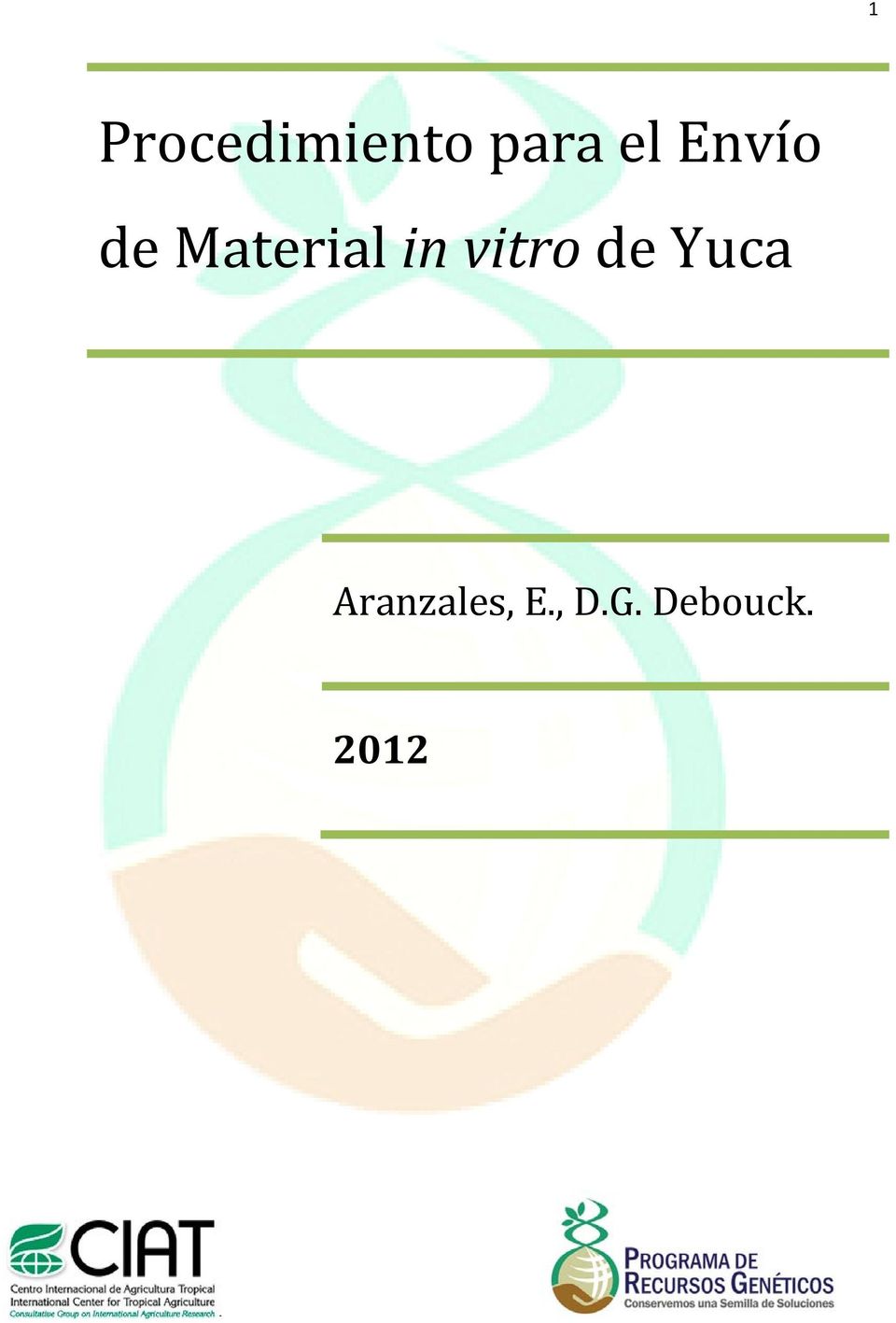 in vitro de Yuca