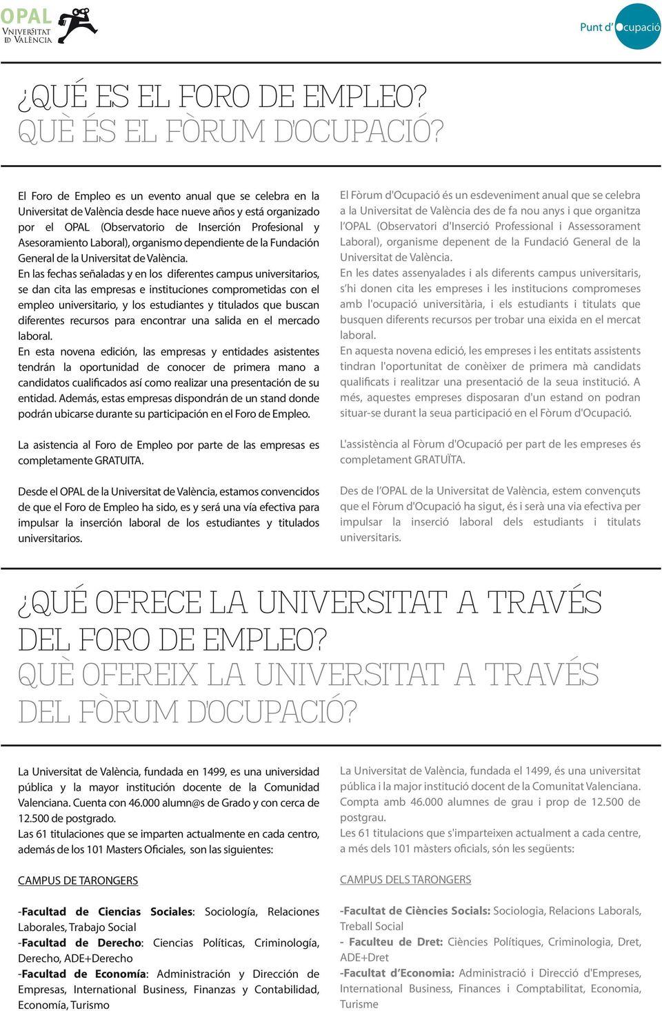 organismo dependiente de la Fundación General de la Universitat de València.
