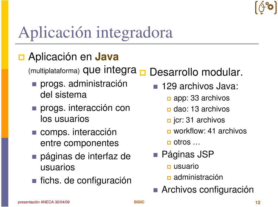 interacción entre componentes páginas de interfaz de usuarios fichs.