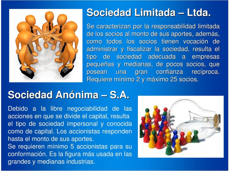 Sociedad Limitada Ltda.