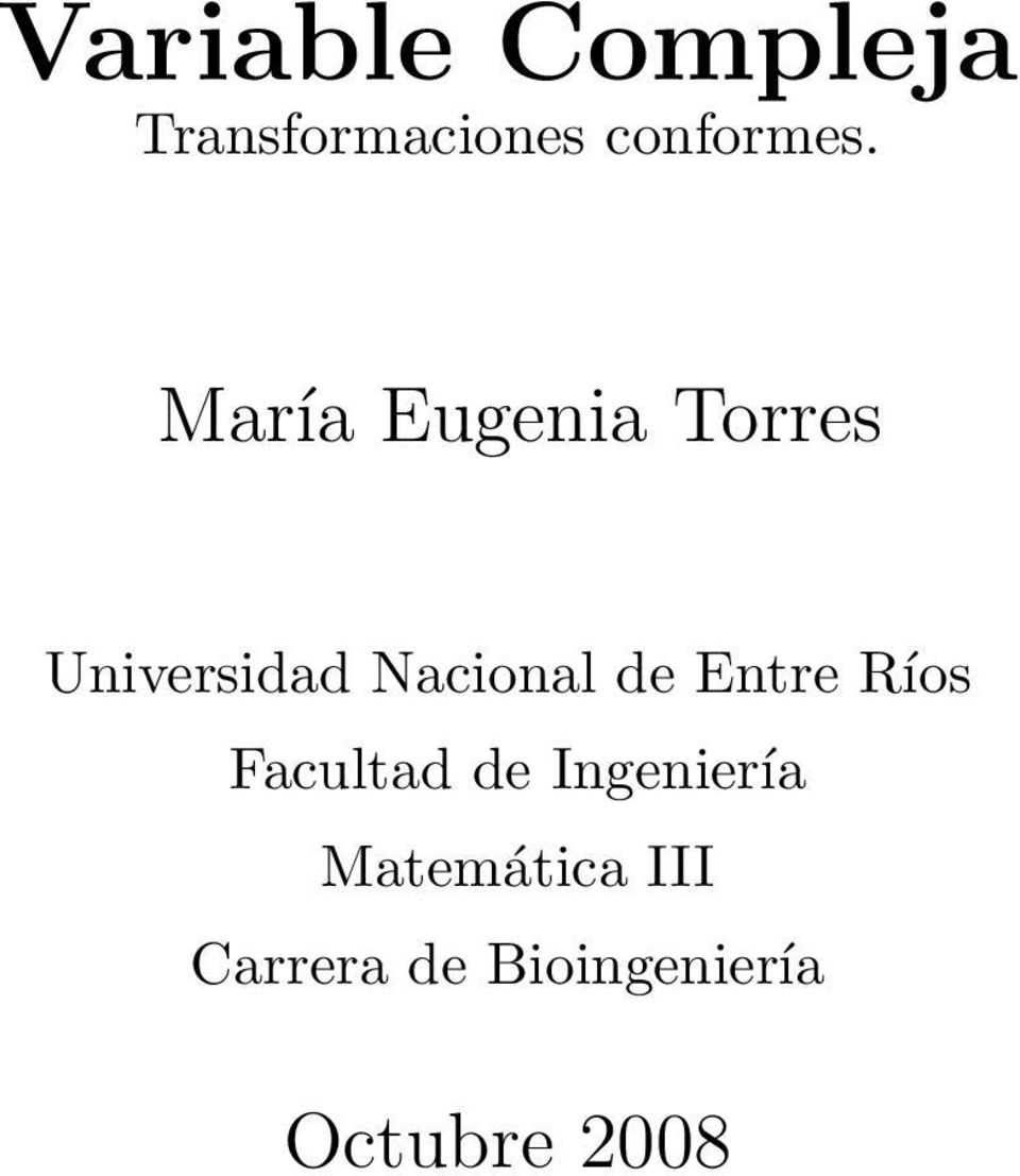 María Egenia Torres Uniersidad Nacional de