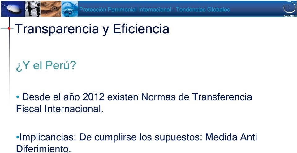 Transferencia Fiscal Internacional.
