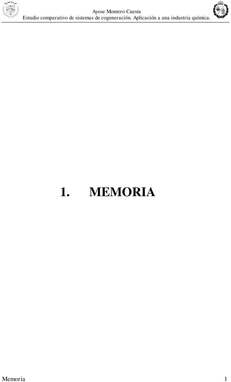 Memoria 1