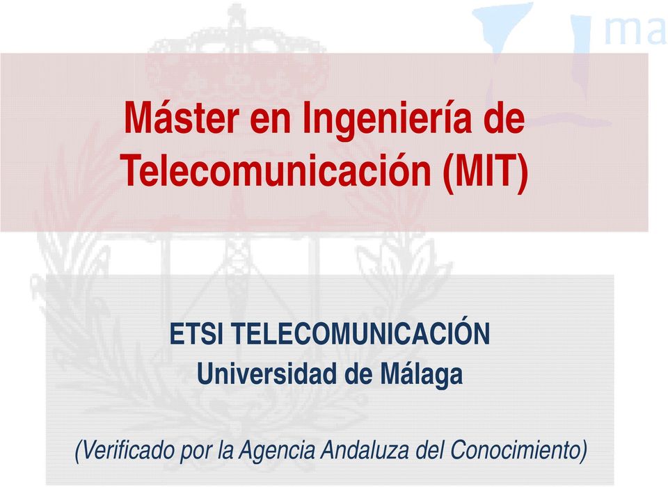 TELECOMUNICACIÓN Universidad de