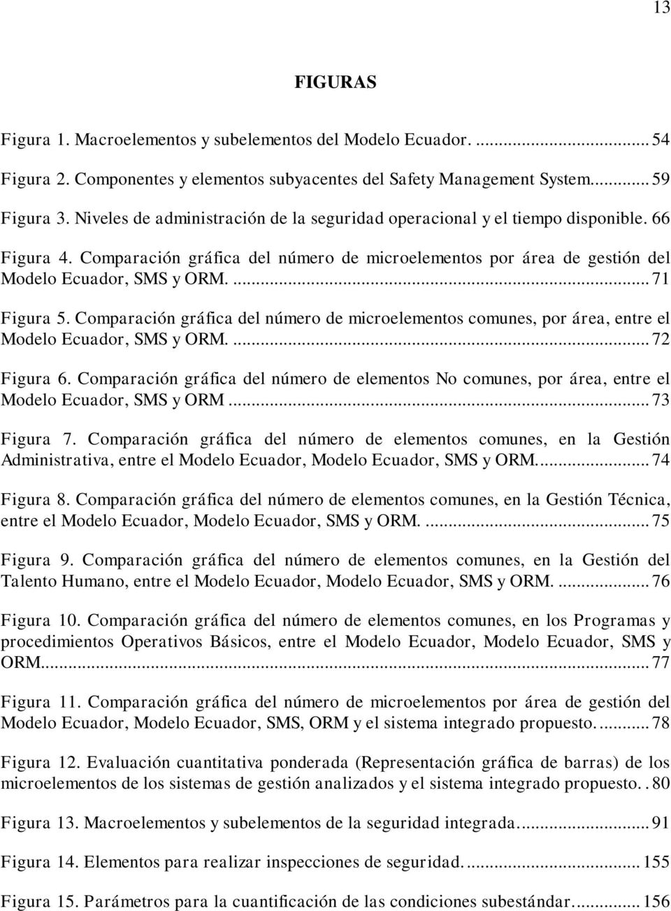 ... 71 Figura 5. Comparación gráfica del número de microelementos comunes, por área, entre el Modelo Ecuador, SMS y ORM.... 72 Figura 6.