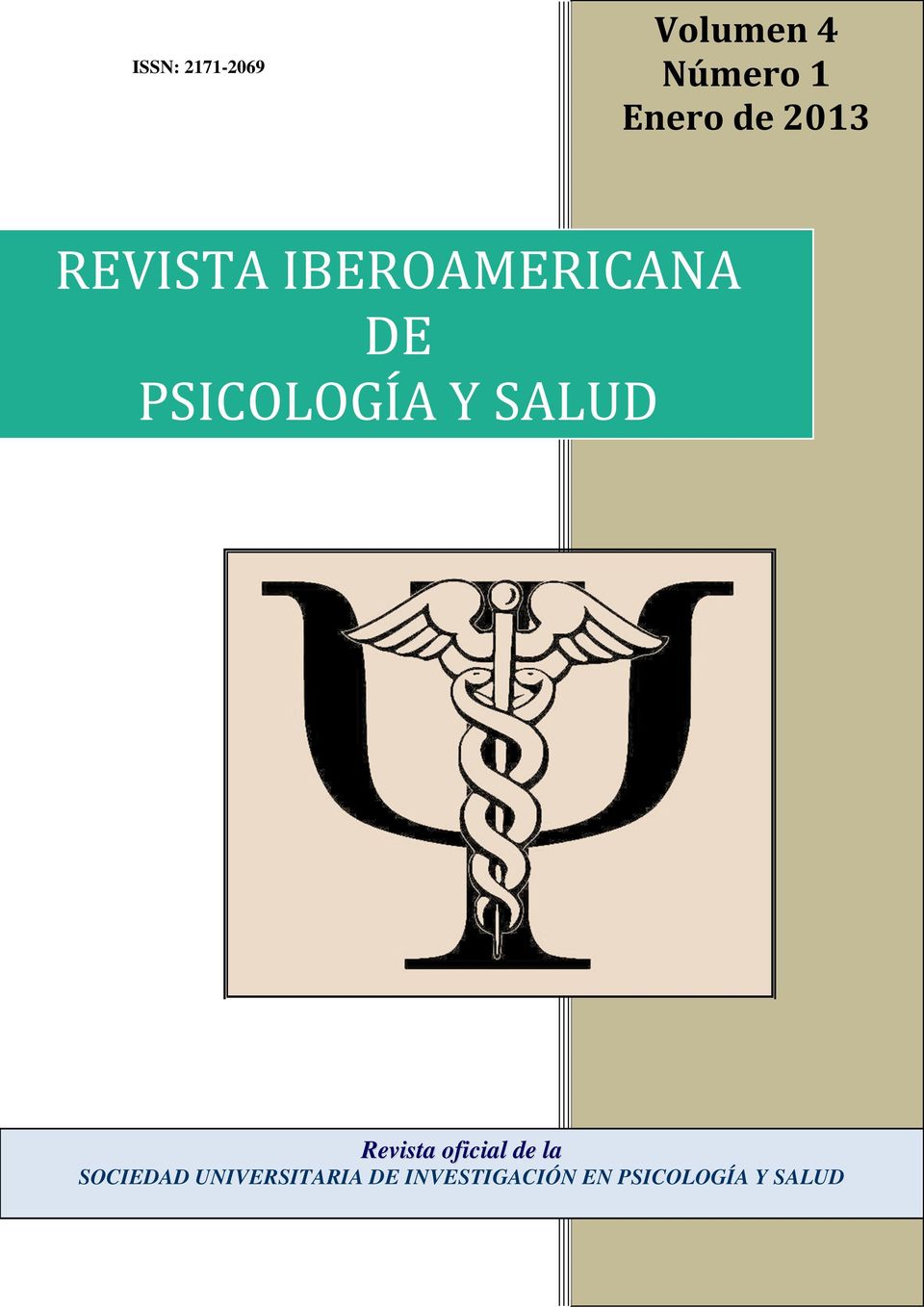 PSICOLOGÍA Y SALUD Revista oficial de la