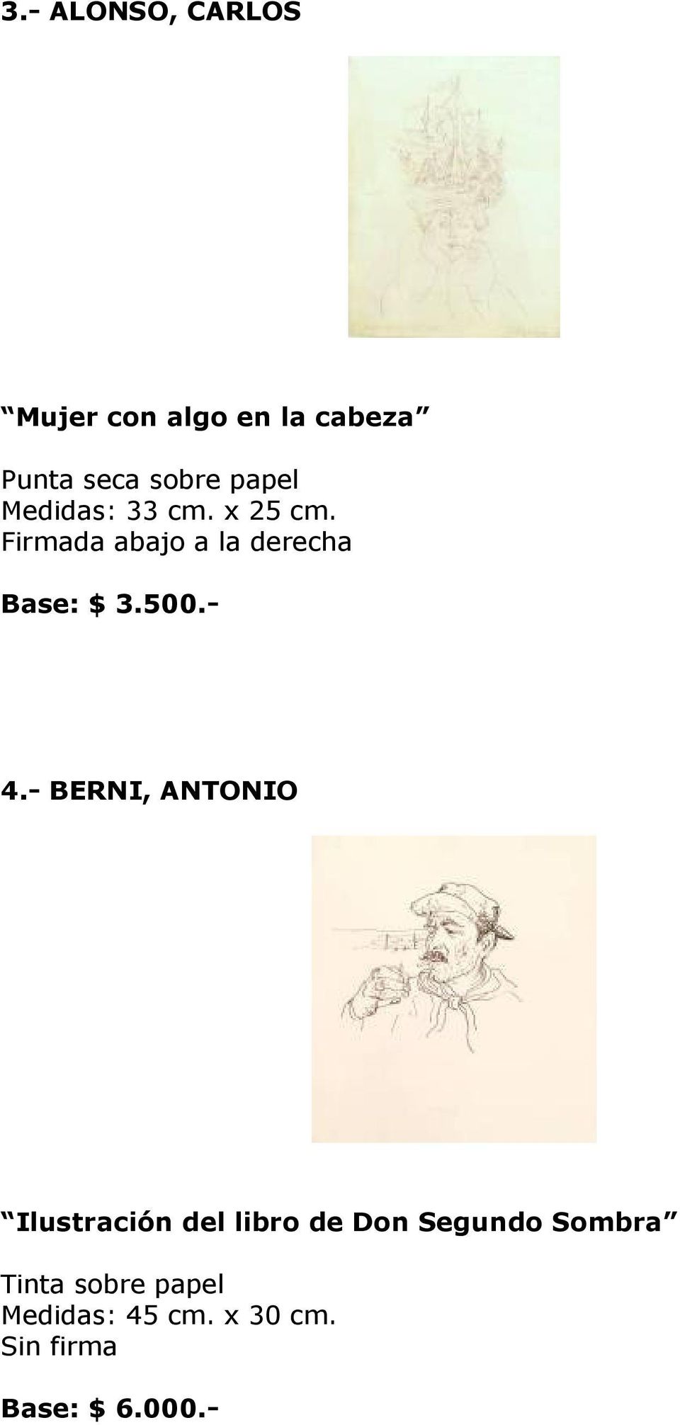 - BERNI, ANTONIO Ilustración del libro de Don Segundo Sombra