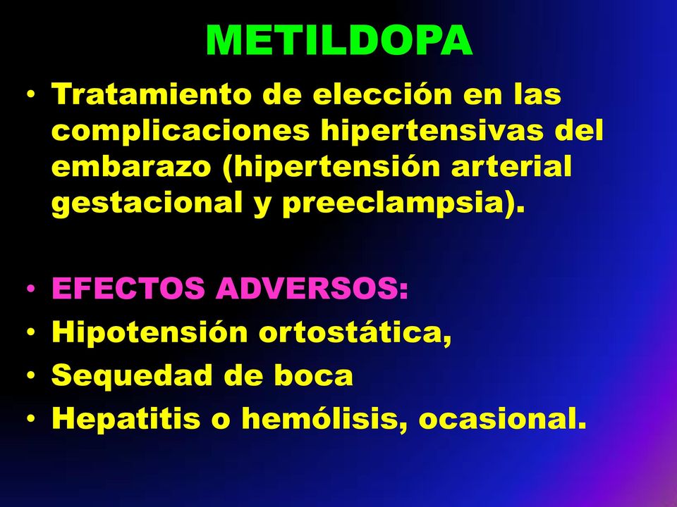 gestacional y preeclampsia).