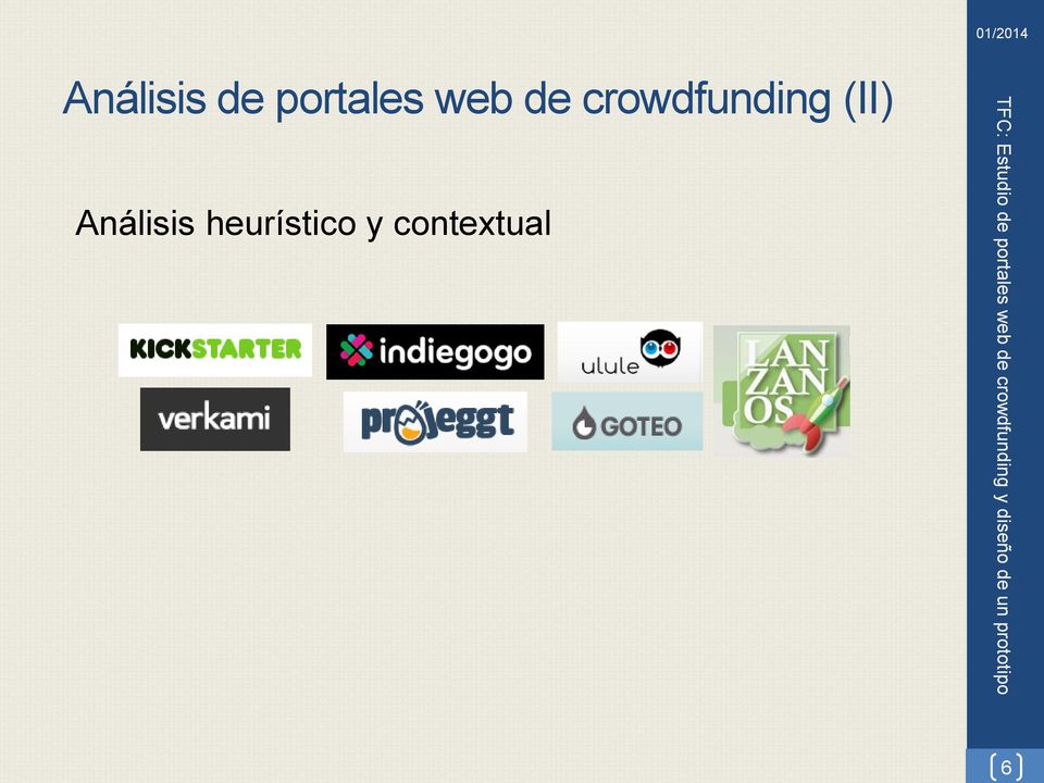 crowdfunding (II)