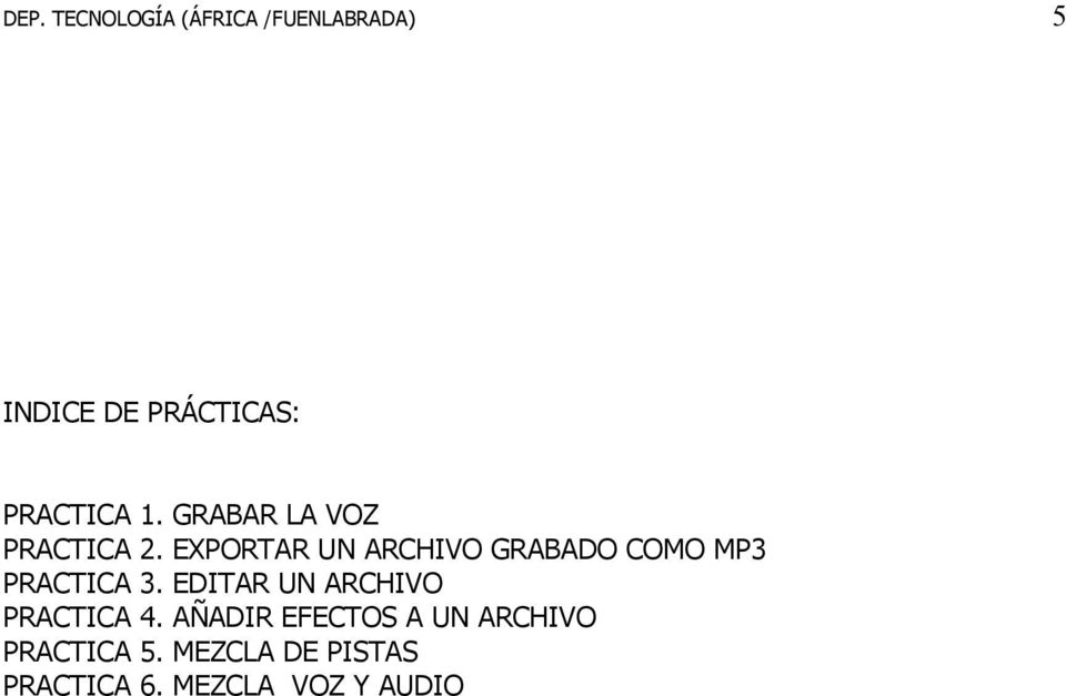 EXPORTAR UN ARCHIVO GRABADO COMO MP3 PRACTICA 3.