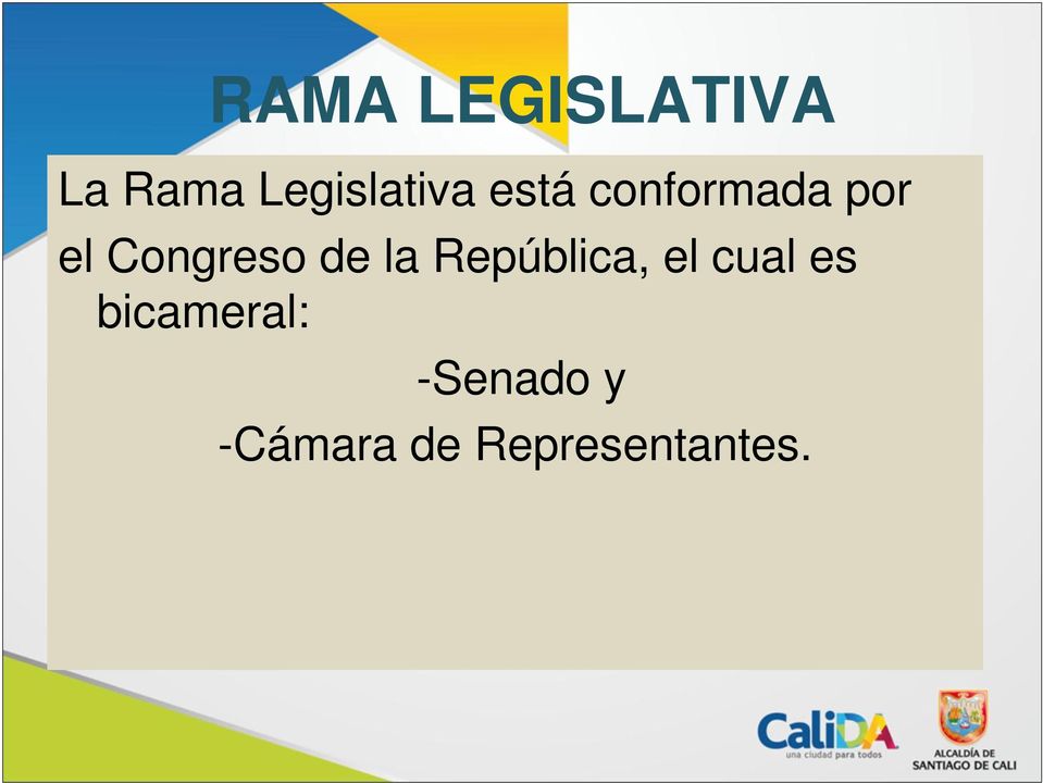 Congreso de la República, el cual