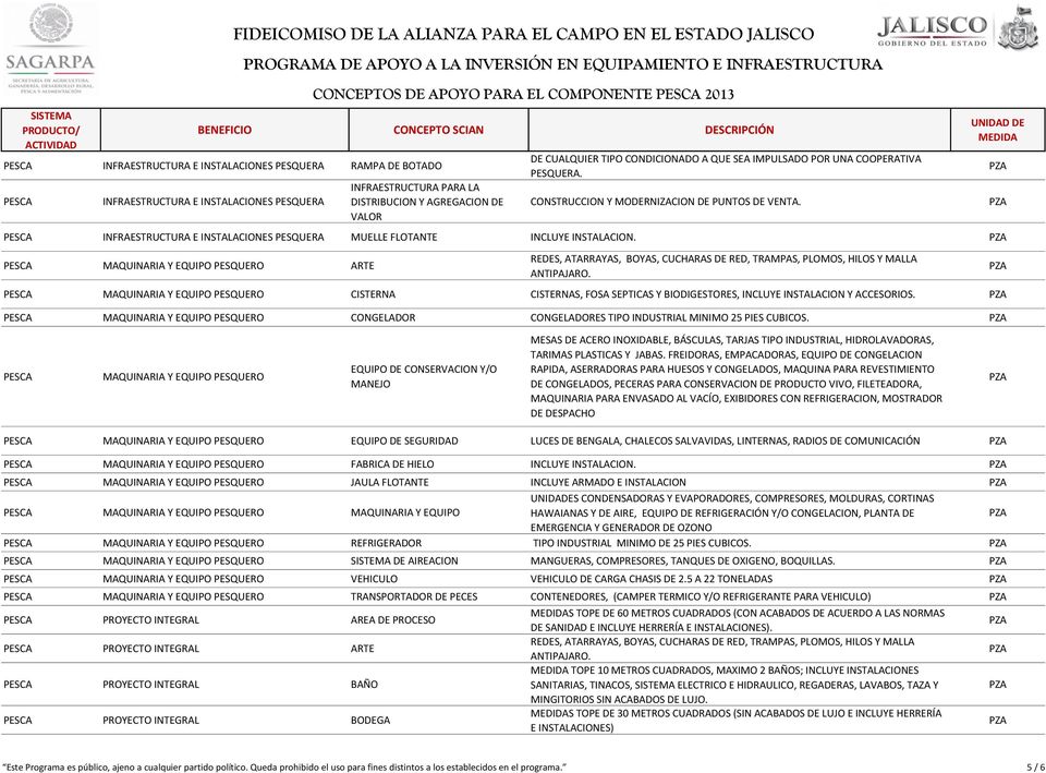 MAQUINARIA Y EQUIPO PESQUERO CISTERNA CISTERNAS, FOSA SEPTICAS Y BIODIGESTORES, INCLUYE INSTALACION Y ACCESORIOS.