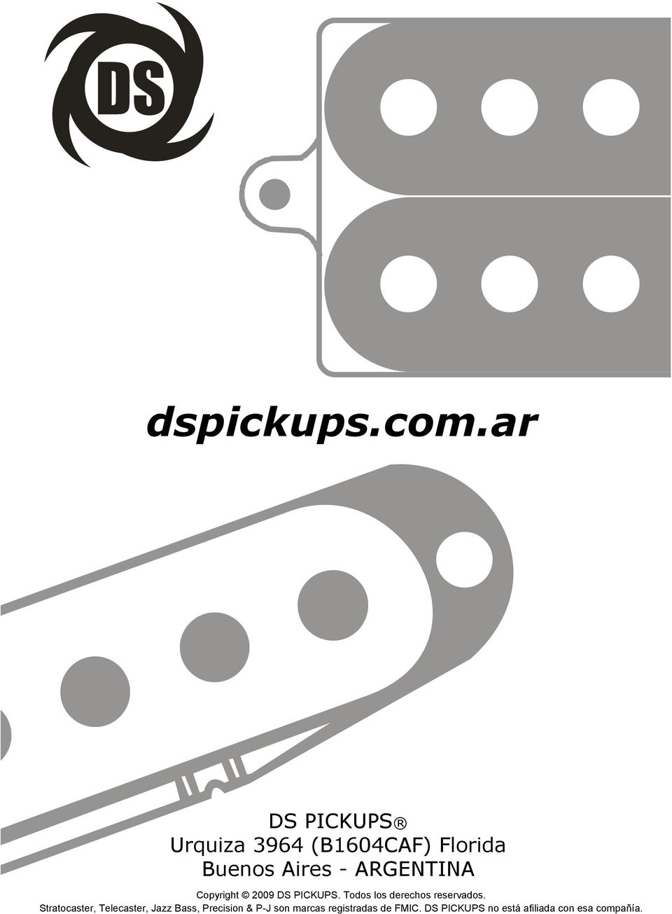 ARGENTINA Copyright 2009 DS PICKUPS. Todos los derechos reservados.