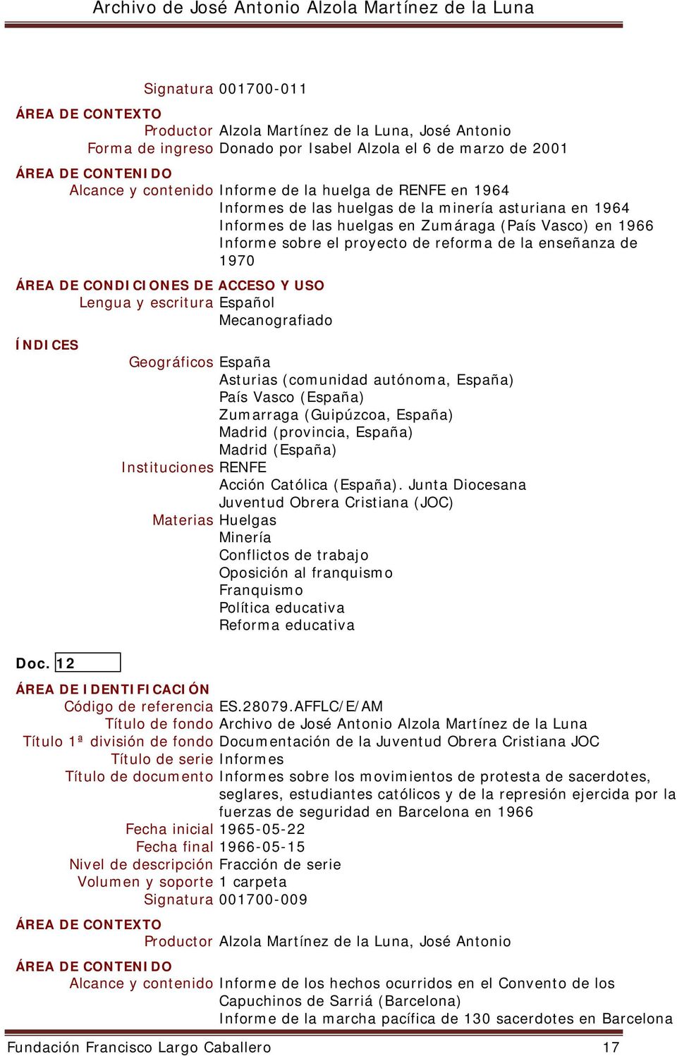 (España) Instituciones RENFE Acción Católica (España).