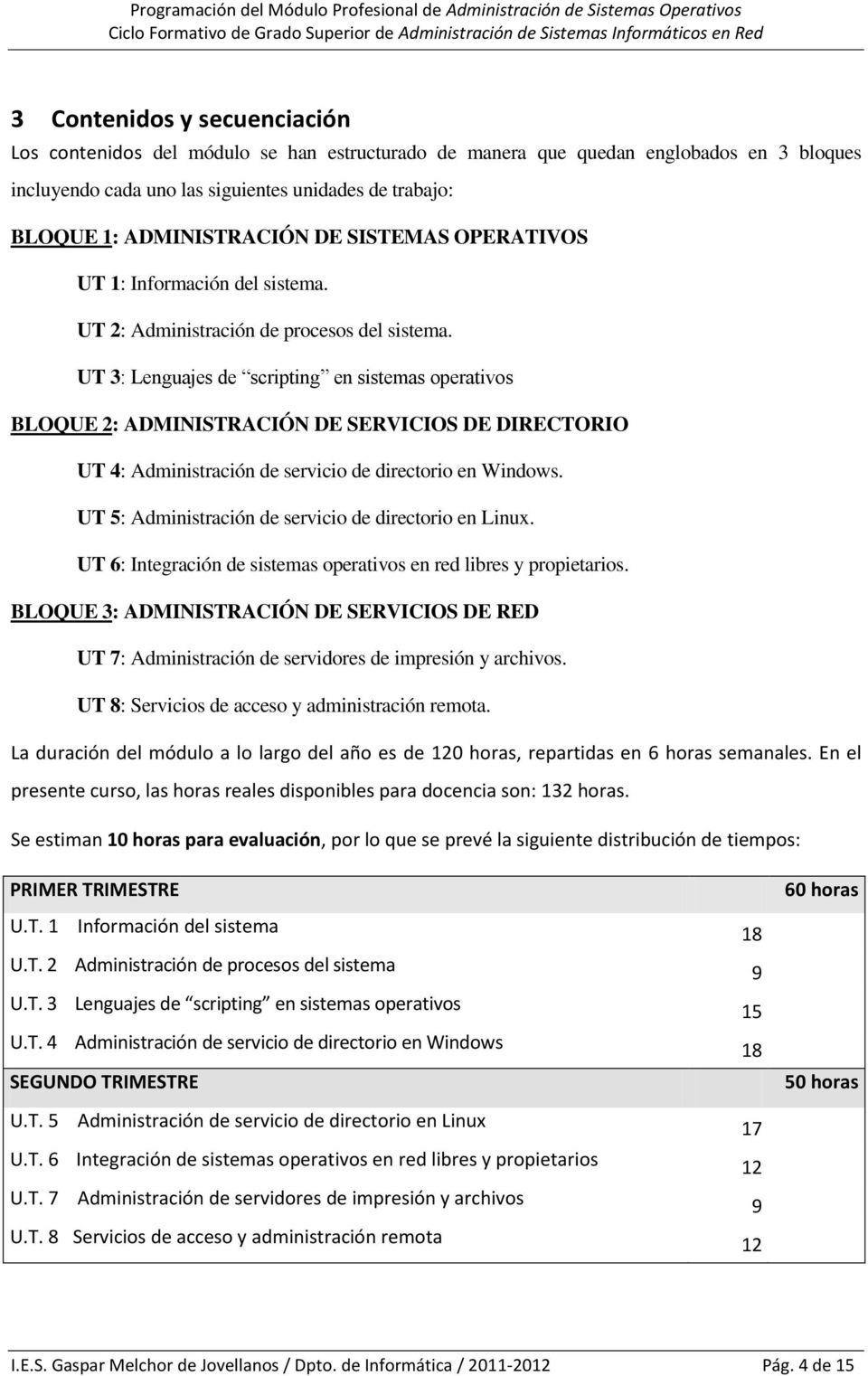 UT 3: Lenguajes de scripting en sistemas operativos BLOQUE 2: ADMINISTRACIÓN DE SERVICIOS DE DIRECTORIO UT 4: Administración de servicio de directorio en Windows.