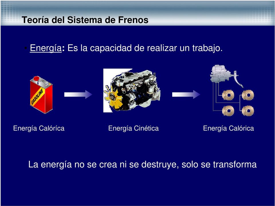 Energía Calóríca Energía Cinética Energía
