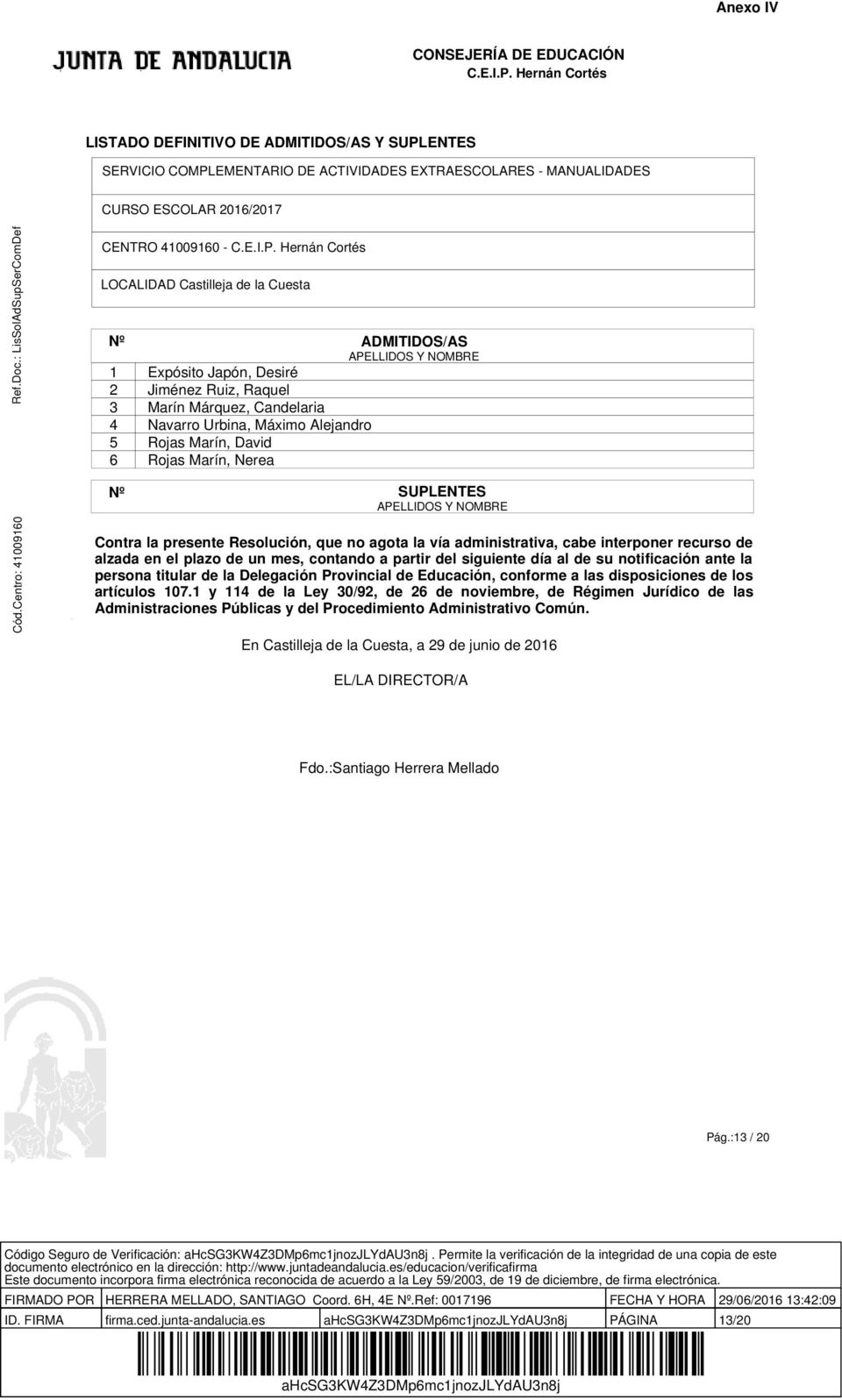 Nerea artículos 0. y de la Ley 0/9, de de noviembre, de Régimen Jurídico de las En Castilleja de la Cuesta, a 9 de junio de 0 Pág.