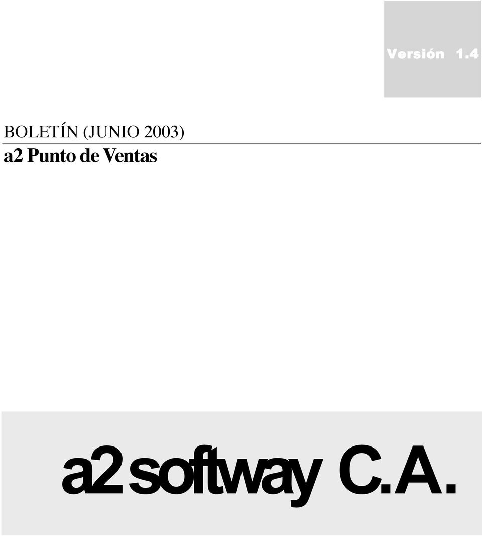 2003) a2 Punto