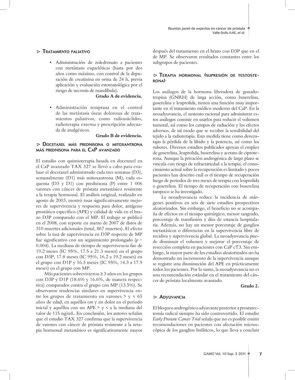 aplicación y evaluación estomatológica por el riesgo de necrosis de mandíbula).