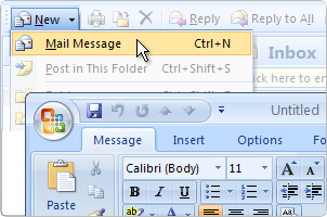 Creación de mensajes Escribes el mensaje en una ventana nueva Escribes el mensaje en la misma ventana Haz clic en el botón Redactar.