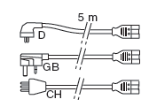 electricista Posibilidad de conversion a veriones de cables de paises (D, F, GB, CH) Libre movilidad en