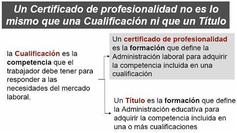 La relación de Certificados de Profesionalidad se puede consultar en la página web del Servicio Público de Empleo Estatal (www.sepe.es).