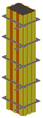 Encofrado Columna Encofrado Columna crea un encofrado de madera alrededor de una columna.