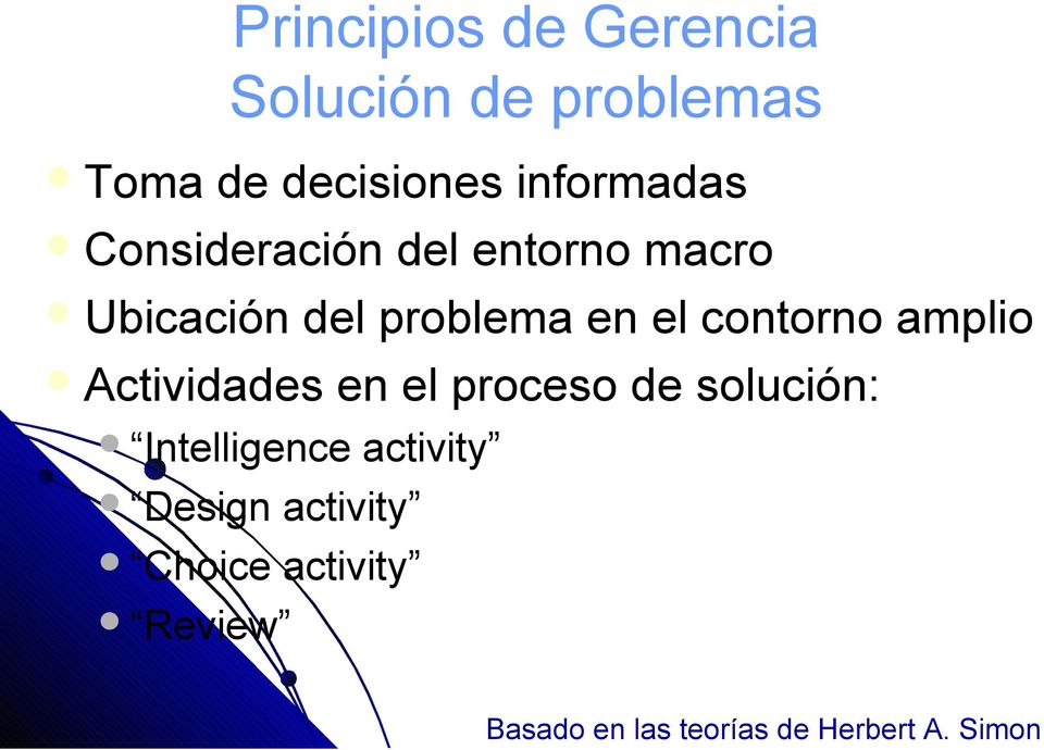 contorno amplio Actividades en el proceso de solución: Intelligence