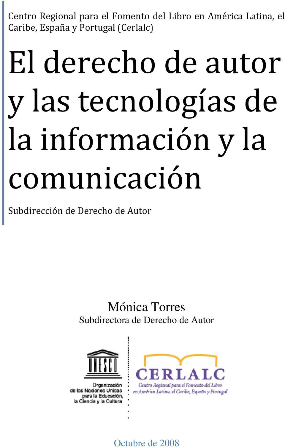 tecnologías de la información y la comunicación Subdirección de