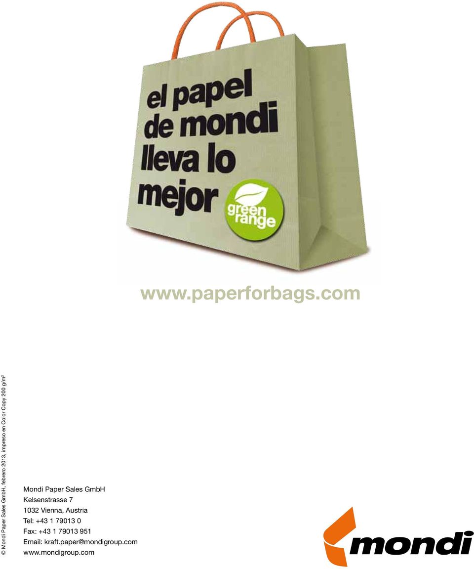 Color Copy 200 g/m 2 Mondi Paper Sales GmbH
