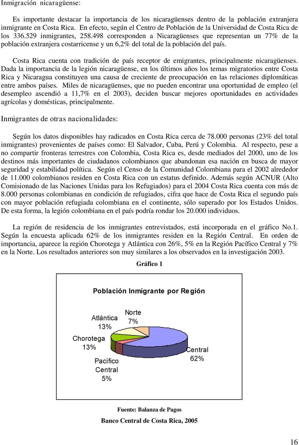 498 corresponden a Nicaragüenses que representan un 77% de la población extranjera costarricense y un 6,2% del total de la población del país.