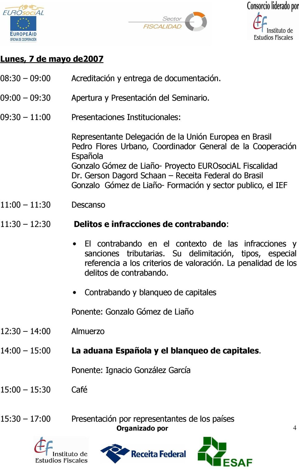 Gómez de Liaño- Proyecto EUROsociAL Fiscalidad Dr.