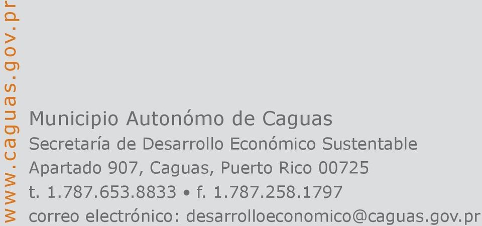 Desarrollo Económico Sustentable Apartado 907, Caguas,