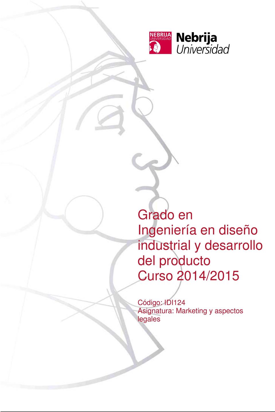 producto Curso 2014/2015 Código: